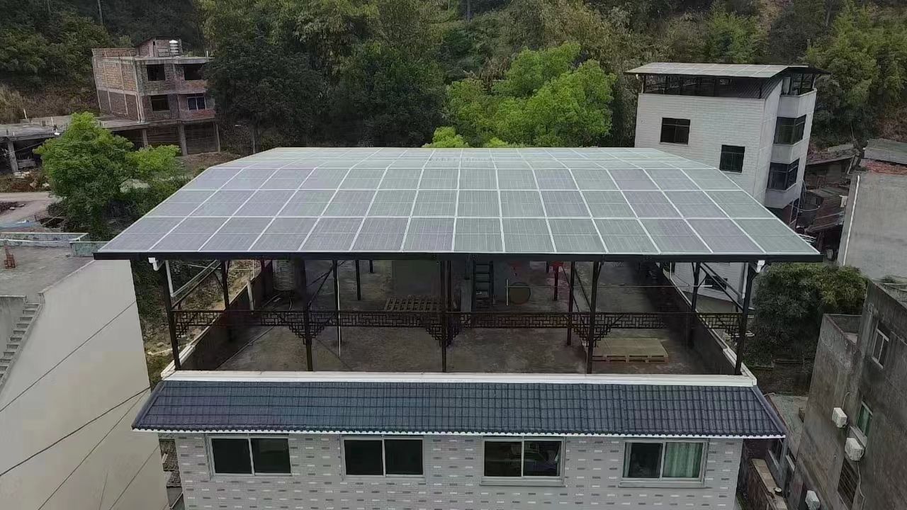 永康15kw+10kwh自建别墅家庭光伏储能系统